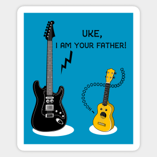 Uke I am your Father! Sticker